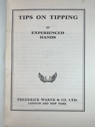Tips On Tipping