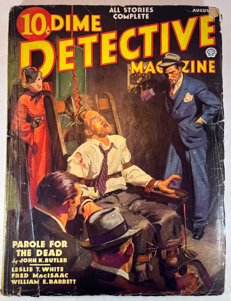 Item #019063 Dime Detective Magazine August, 1936; Vol. 22, #1.