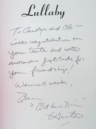 Lullaby (Inscribed Association Copy from the Personal Library of Otto Penzler)