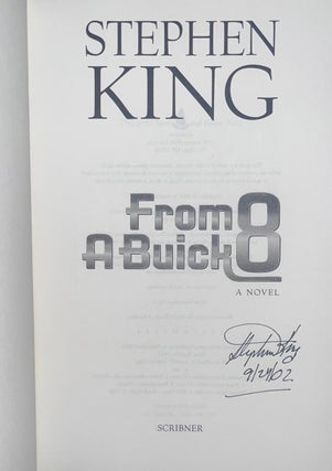 From a Buick 8 (Signed First Edition)
