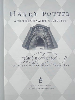 Harry Potter and the Chamber of Secrets (Signed Later Printing)